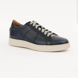 Clorinda Antinori The Sportivo Cervo Blu Sneaker men’s blue pebbled leather sz41